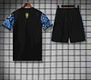 2025 Brazil Pre-Match Training Blue Shirt+Shorts 1:1 Thai Quality
