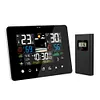 Wireless Weather Station with Humidity Atomic Clock Air Pressure for Patio House