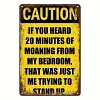 Warning - Vintage Metal Signs(12*16Inch) - Warning