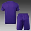 Joyfball 2025/2026 Real Madrid Short sleeve pre-match training Purple Jersey+Shorts  1:1 Thai Quality