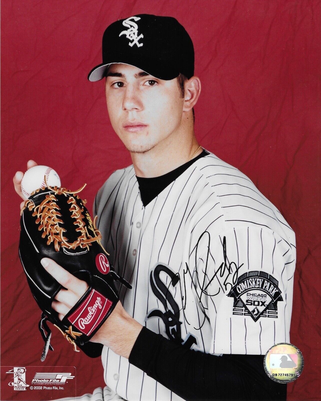 JON GARLAND 'CHICAGO WHITE SOX' WORLD SERIES PITCHER SIGNED 8X10 PICTURE