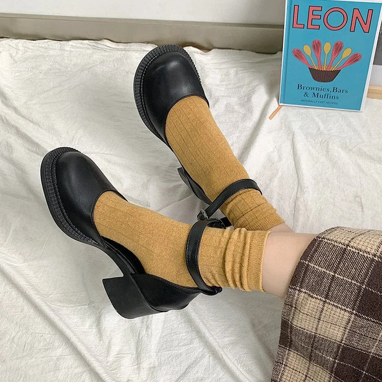 women's shoes cute shoes woman pumps korean vintage shoes low heel women mary jane shoes lolita platform heels zapatos de mujer