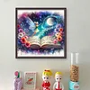 Tinker Bell In Books Disney-11CT Stamped Cross Stitch 50*50cm/19.69*19.69in
