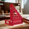 Woodworking Square Protractor Aluminum Alloy 3D Multi-Angle Measuring Ruler