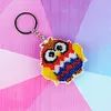 Owl Beaded Counted Cross Stitch Ornament Kit Cross Stitch Bead Keychain 