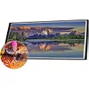 (Big Size)Snow Mountain River-Full Square Diamond Painting 80*40CM