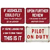 (Multi Style)Warning Sign - Metal Tin Signs(8*12Inch)