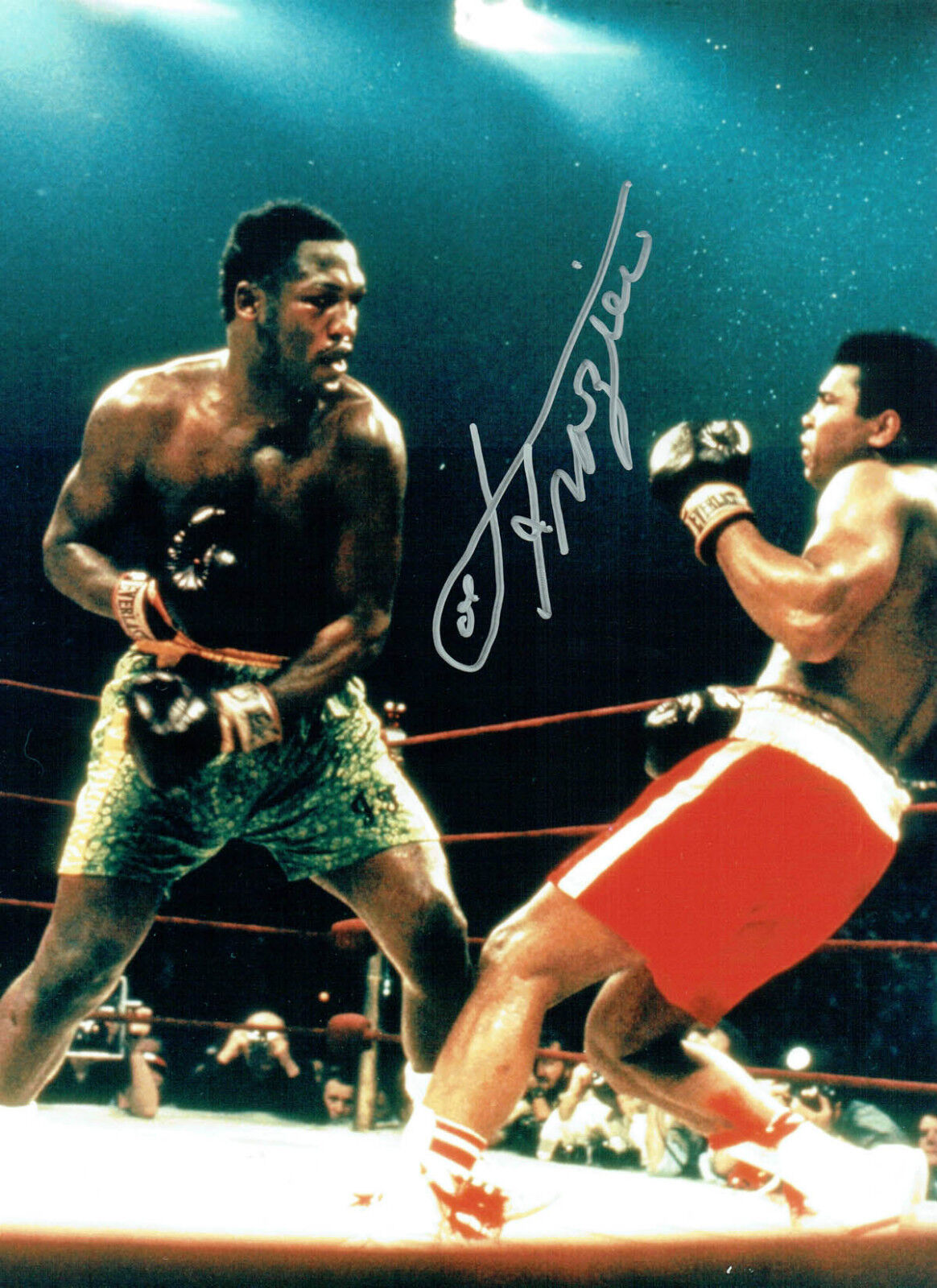 Smokin Joe FRAZIER Signed Autograph Boxer Large 16x12 Boxing Photo Poster painting AFTAL COA