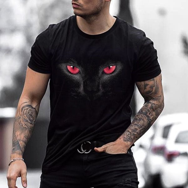 Black Cat Eye Men's T-Shirt