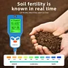 6 in 1 Soil Tester Fertility/Temp/Moisture/Sunlight/Humidity/PH Meter for Garden
