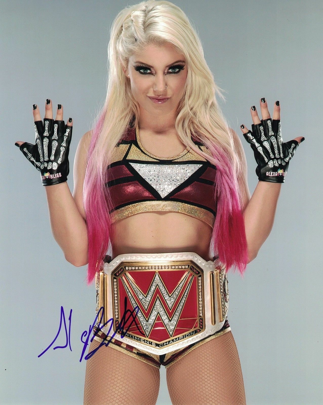 Alexa Bliss ( WWF WWE ) Autographed Signed 8x10 Photo Poster painting REPRINT