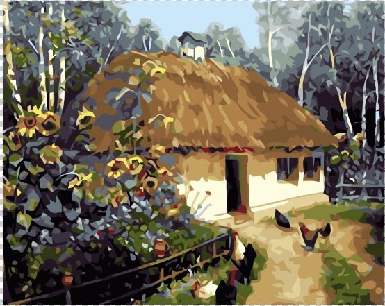 

Old Woods House – Paint By Numbers - 40*50CM, 501 Original
