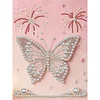 DIY Pearl Painting Butterfly for Home Wall Decor with Frame(40x30cm)