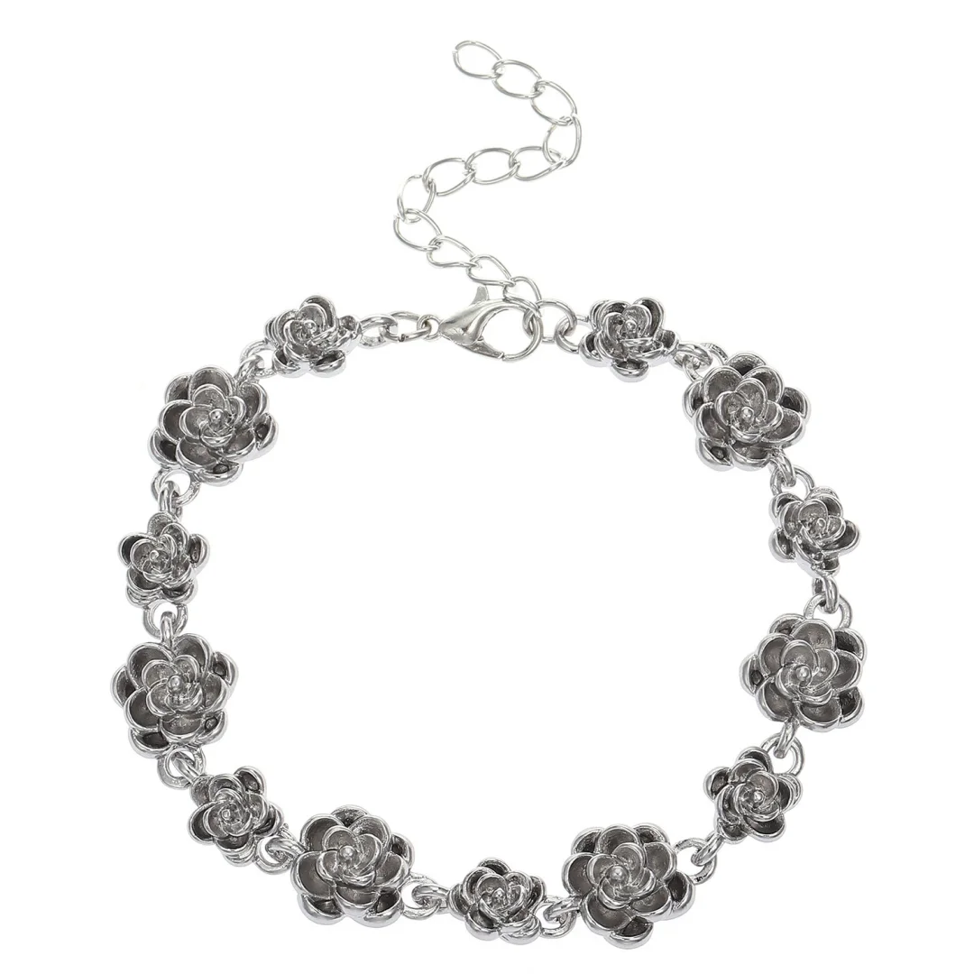 Vintage Aged Rose Bracelet