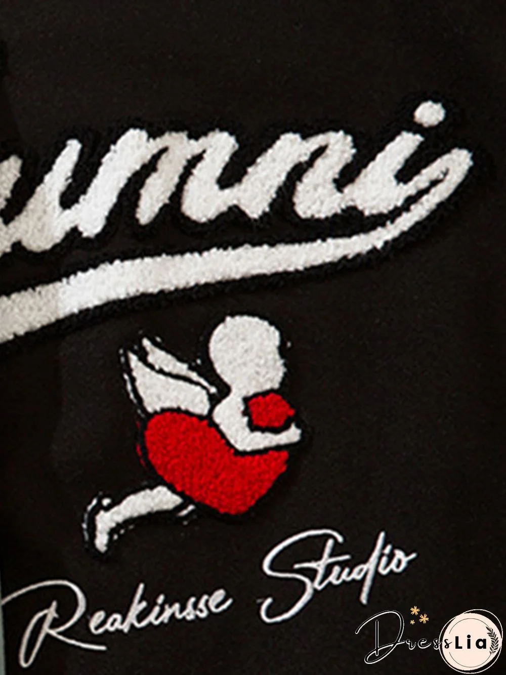 Love Angel Towel Embroidered Jacket