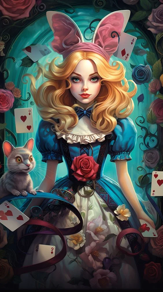 Alice In Wonderland 11CT (40*50CM) Stamped Cross Stitch
