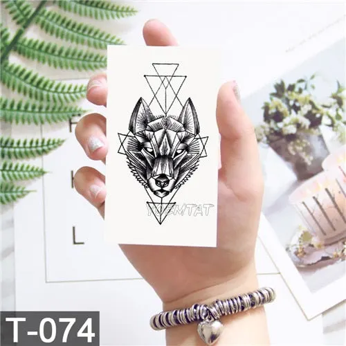 Kids Waterproof Temporary Tattoo Sticker Moon Earth Butterfly Flash Tatto Small Size Child Body Art Fake Tattoos For Women Men