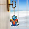 Diamond Painting Double Sided Dinosaur Letters Y Keychain Pendant