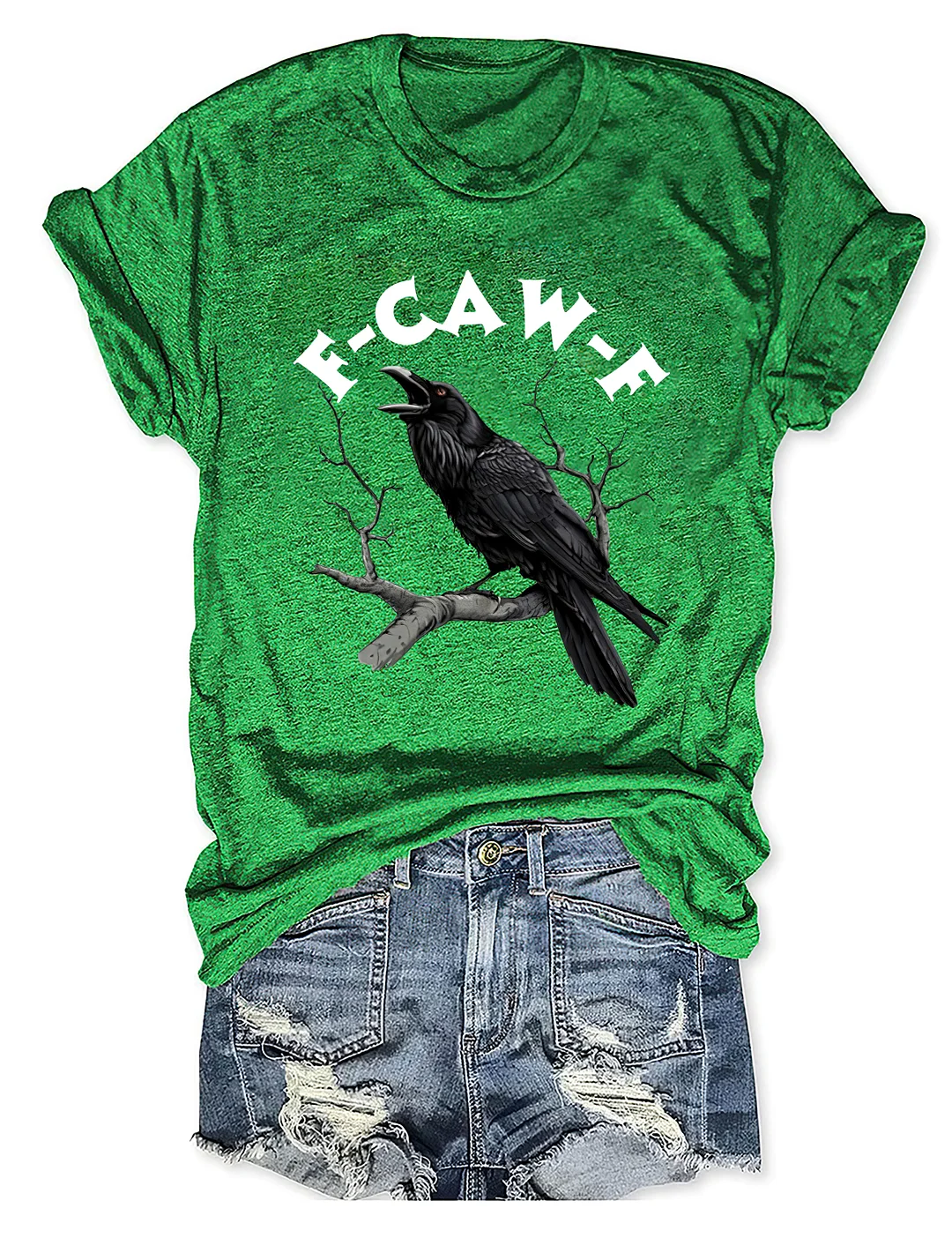 F-Caw-F Funny Crow T-shirt