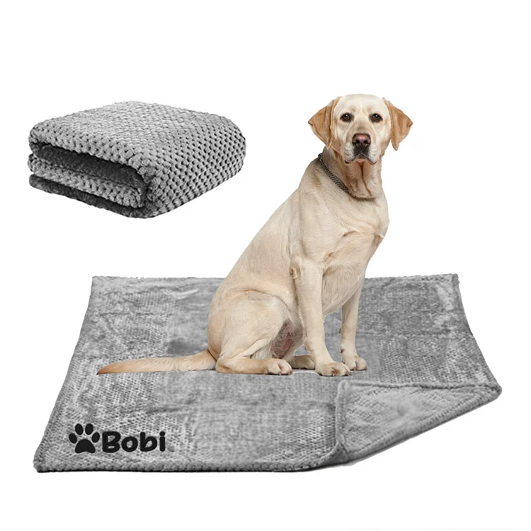 Dyoart Personalized Dog Blanket with Pet Name, Custom Embroidered Pet Blankets for Bed Car and Couch, Soft & Comfortable Blanket for Small, Medium & Large Dogs, Birthday Gift for Pet Lovers Dog Mom