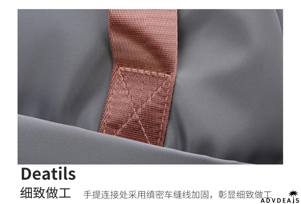 PINK Letter Print Dry and Wet Separation Extend Bag