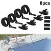 24 Pcs Pool Solar Cover Reel Attachment Kit for In-Ground Swimming Pool