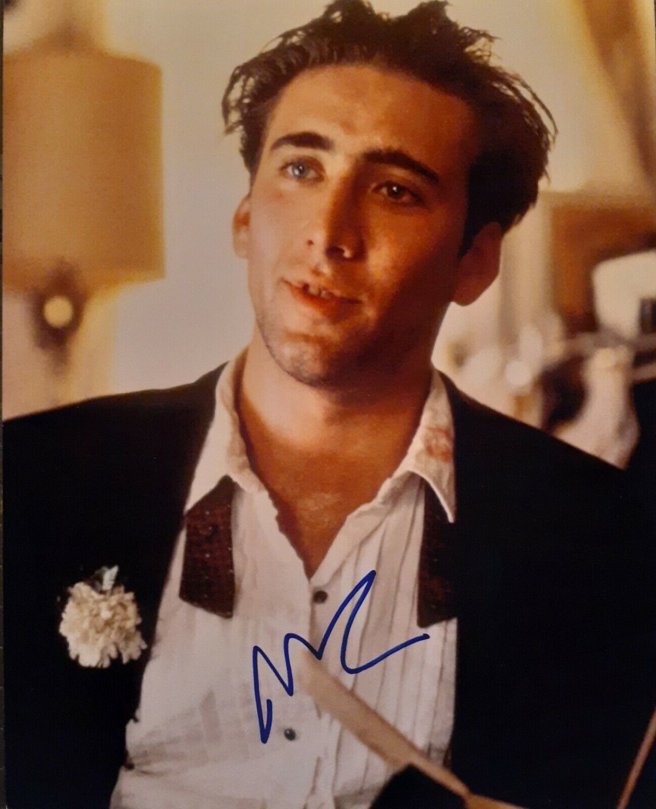 Nicolas Cage signed 8x10