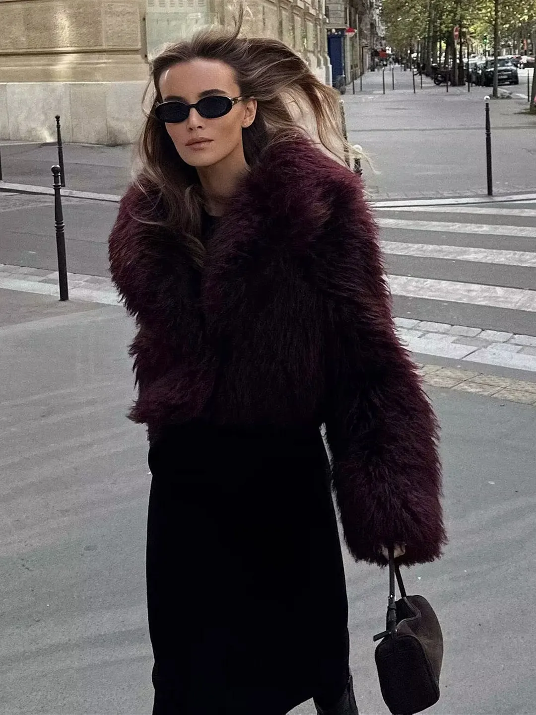 Nigikala Nigikala Women's Winter New Fashion Environmentally Friendly Artificial Fur Short Coat D69135