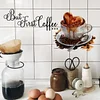 Coffee Time Self Adhesive Wall Sticker Home Cafe Decor