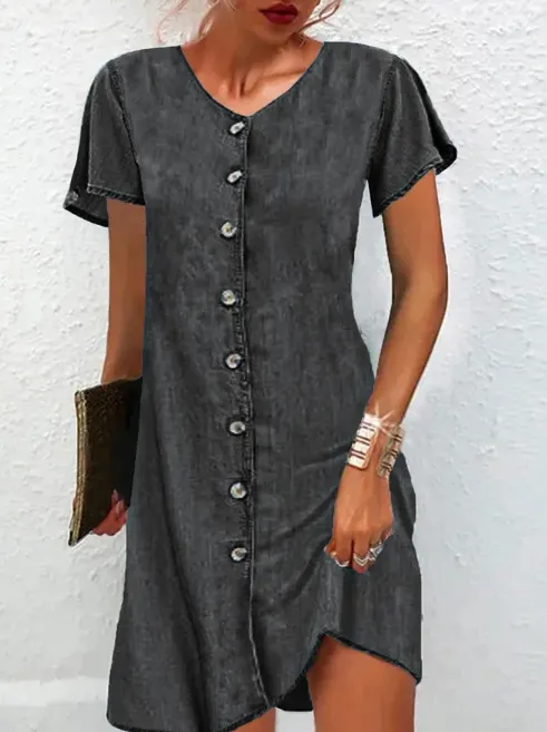 Denim Dresses & Skirts For Mature Older Ladies Over 40, 50, 60, 70 -  OlderIn Seniors & Elderly Fashion