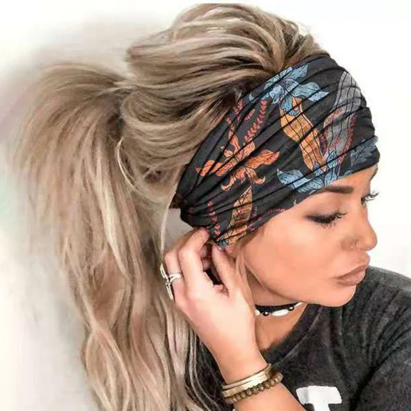 Fashion Vintage Print Headband