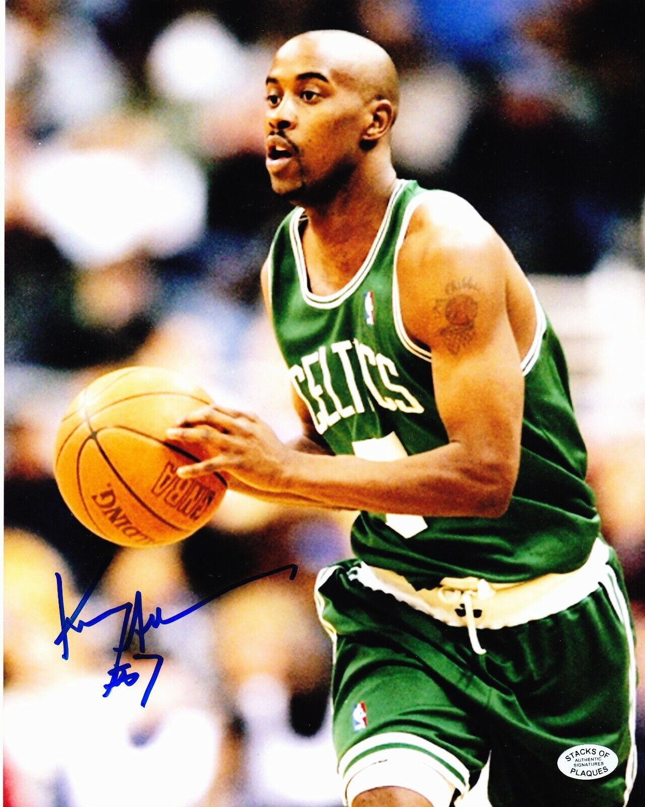 Kenny Anderson signed 8x10 Boston Celtics color Photo Poster painting