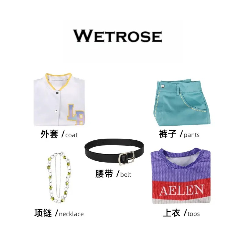 [Wetrose] Pre-Order Identity V Cheerleader Lily Barriere OPH.LILY Game Outfit Cosplay Costume