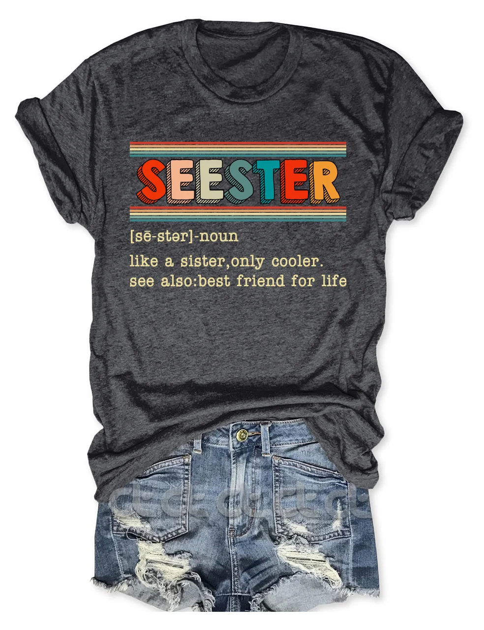 Seester Like A Sister Only Cooler T-Shirt
