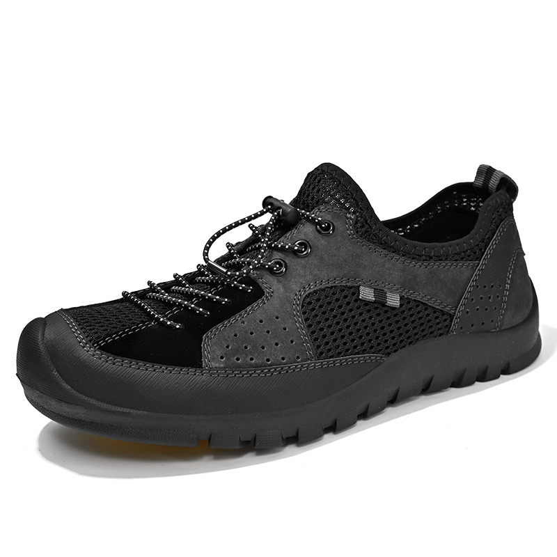 Men's Mesh Breathable Casual Hiking Shoes Comfortable Soft Outdoor Sneakers | ARKGET