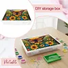 DIY-Gartenschmetterlingsplastik-Gro&szlig;kapazit&auml;ts-Diamantmalerei-Aufbewahrungsboxen Geschenke