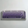 Side engraved hot-swappable RGB e-sports game wireless Bluetooth three-mode bottom light position mechanical keyboard