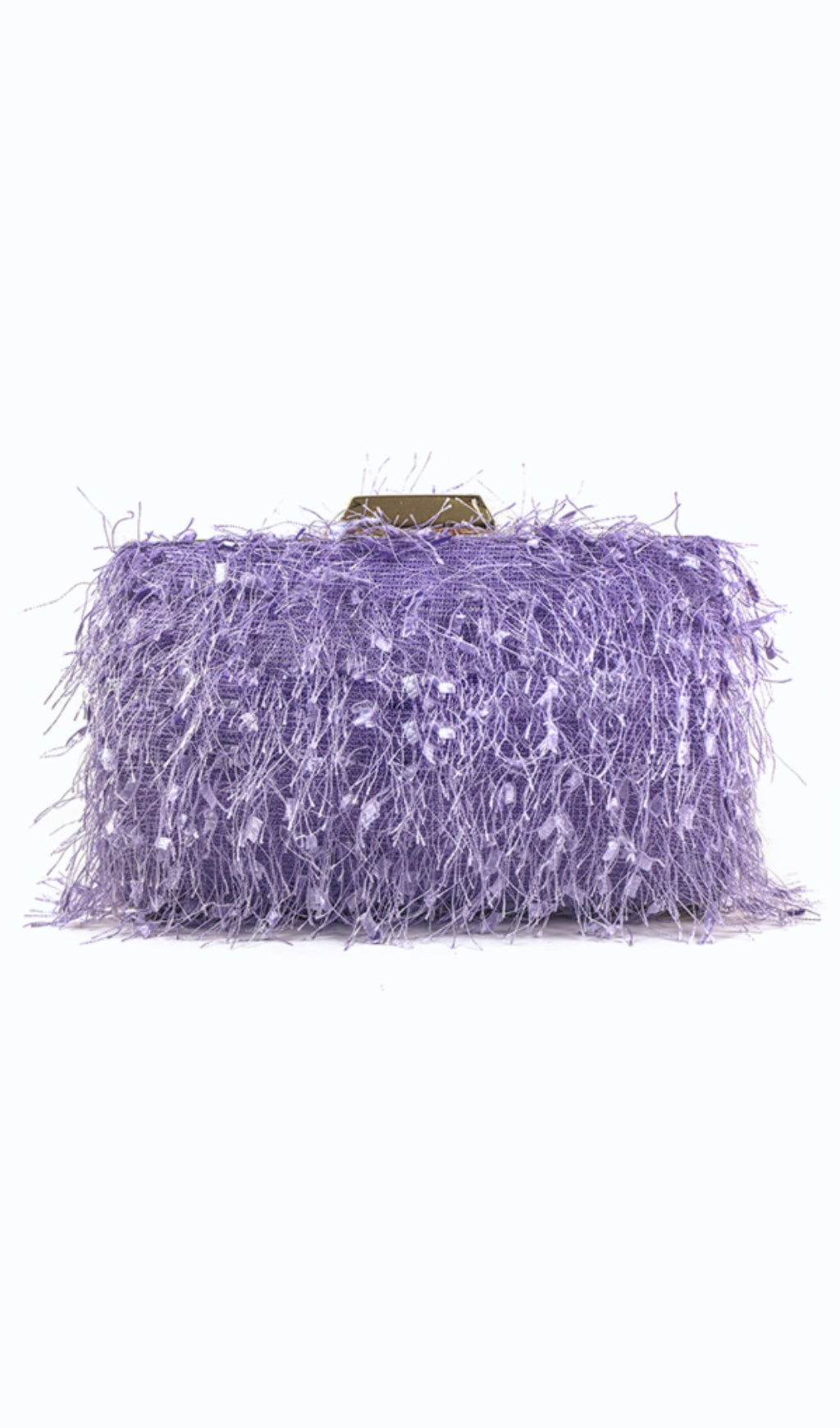 Flowering Girl Women Andromeda Square Tassel Clutch 