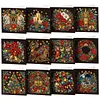 12pcs Christmas DIY Diamond Painting Greeting Cards with Envelopes