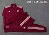 Joyfball 2025/2026 Bayern Munich Long Zipped Jacket Maroon Retro version Football Jersey 1:1 Thai Quality 