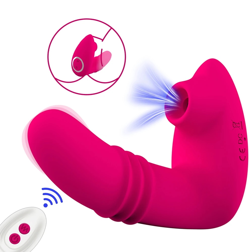 Remote Control Clitoral Sucking Vibrator for Women