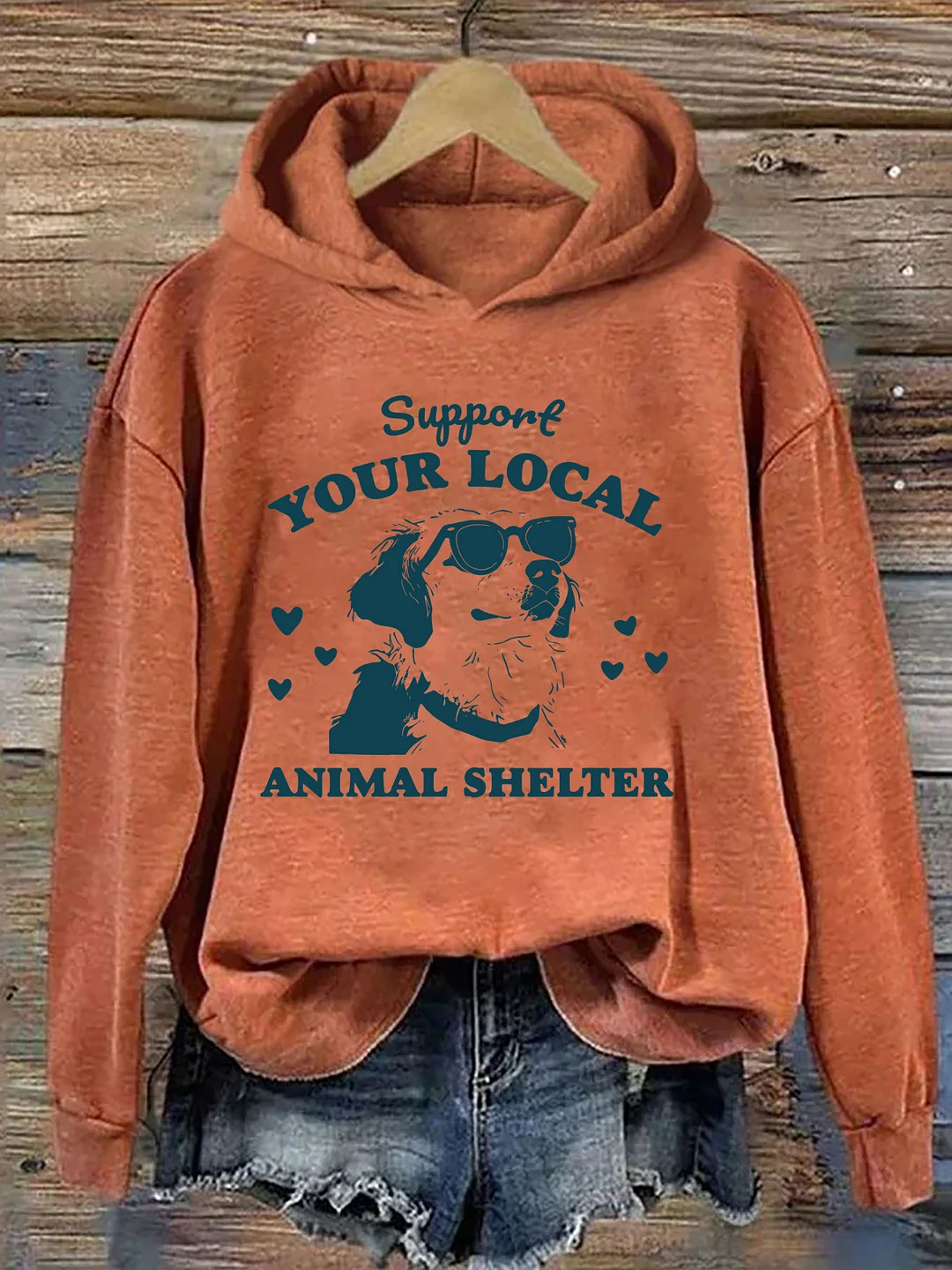 Support Your Local Animal Shelter Hoodie