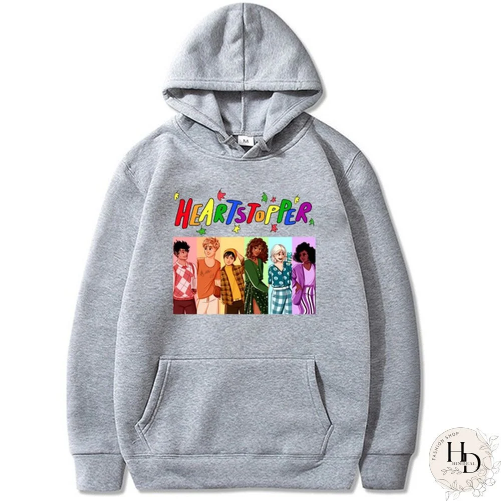 Heartstopper Nick Hoodie Gay Pride June Sweatshirts Cozy Tops Sudadera Felpa Moletom