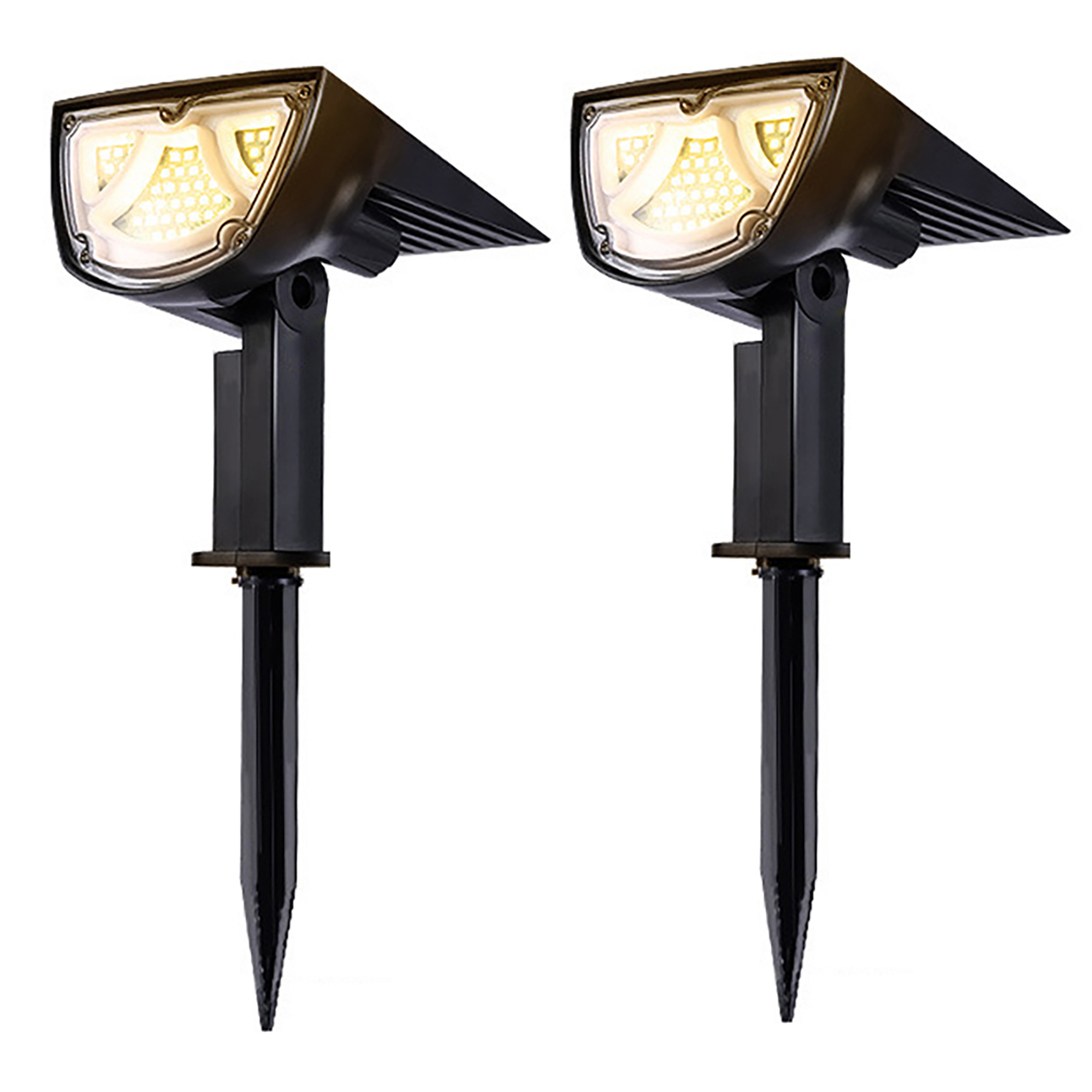 

2 Packs LED Solar Spotlights, Waterproof Outdoor Lamp Decor (Warm Light), 501 Original