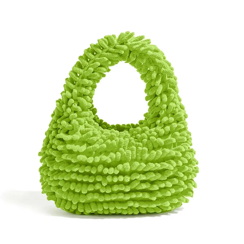 Brownm Plush Handbag