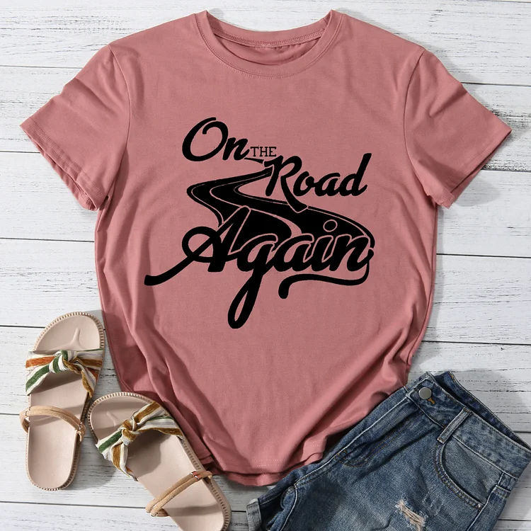 On The Road Again T-Shirt Tee-014247-Annaletters