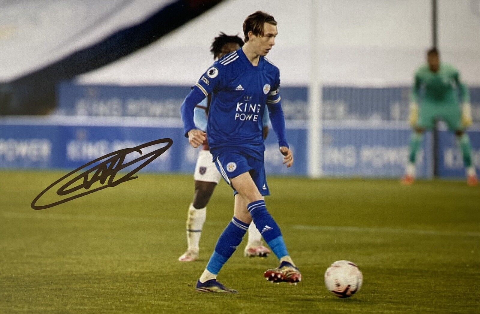 Callum Wright Genuine Hand Signed Leicester City 6X4 Photo Poster painting