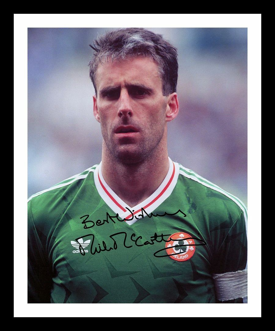 Mick McCarthy - Republic of Ireland Autographed Signed & Framed Photo Poster painting 1