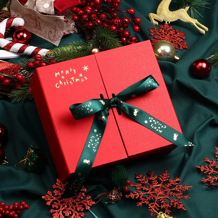 Double Open Door Christmas Gift Boxes(5-Pack) VangoghDress