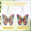  Butterfly DIY Acrylic Special Shape Drill Diamond Art Hanging Decor Kits